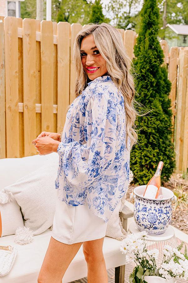 Impressions English Tea Garden Floral Shift Top