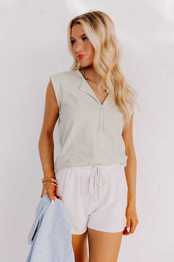 Impressions Epic Joy Shift Top In Pear