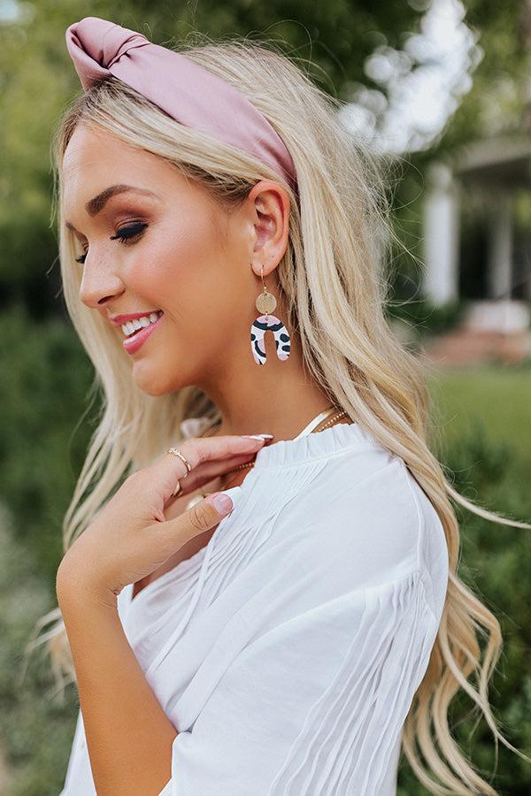 Impressions Ever So Chic Earrings In Dusty Purple