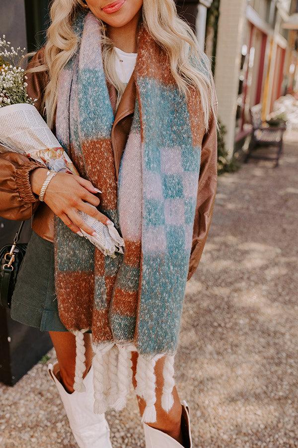 Impressions Ever So Posh Checkered Scarf