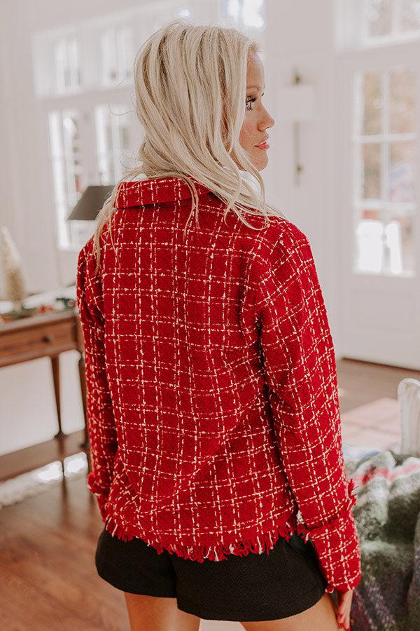 Impressions Ever So Posh Plaid Tweed Jacket