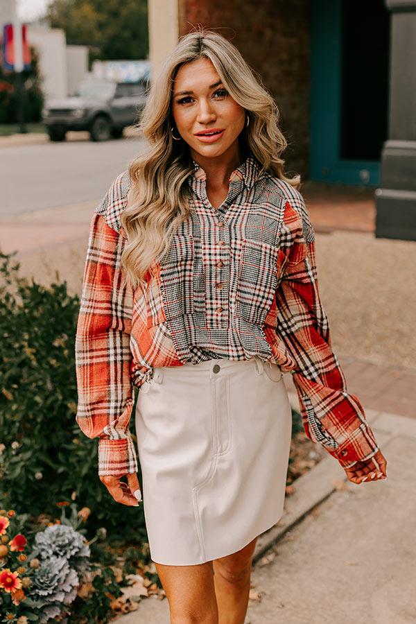 Impressions Fall Sunset Flannel Tunic