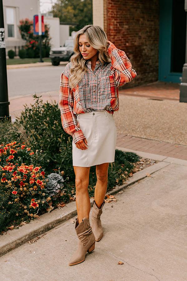 Impressions Fall Sunset Flannel Tunic