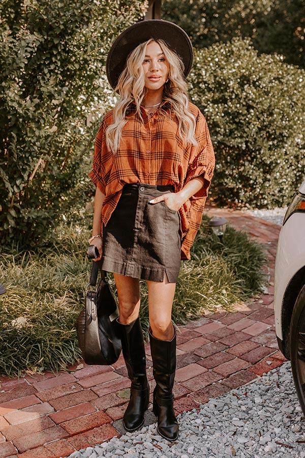 Impressions Fall Vibes Corduroy Button Up