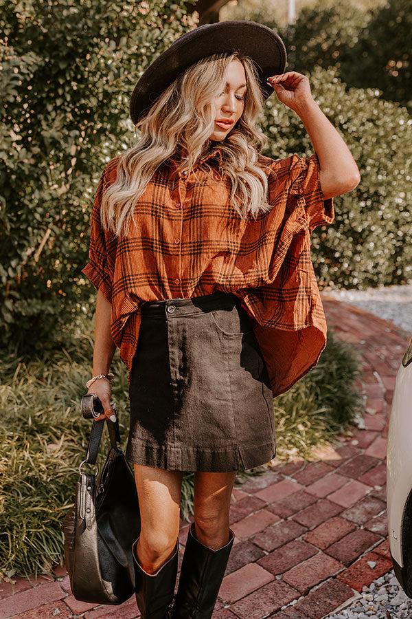 Impressions Fall Vibes Corduroy Button Up