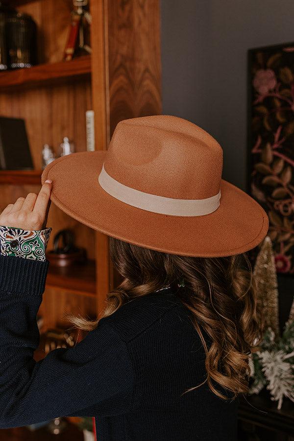 Impressions Fall Vibes Felt Fedora In Tan