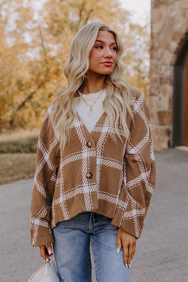 Impressions Falling For Fashion Plaid Jacket