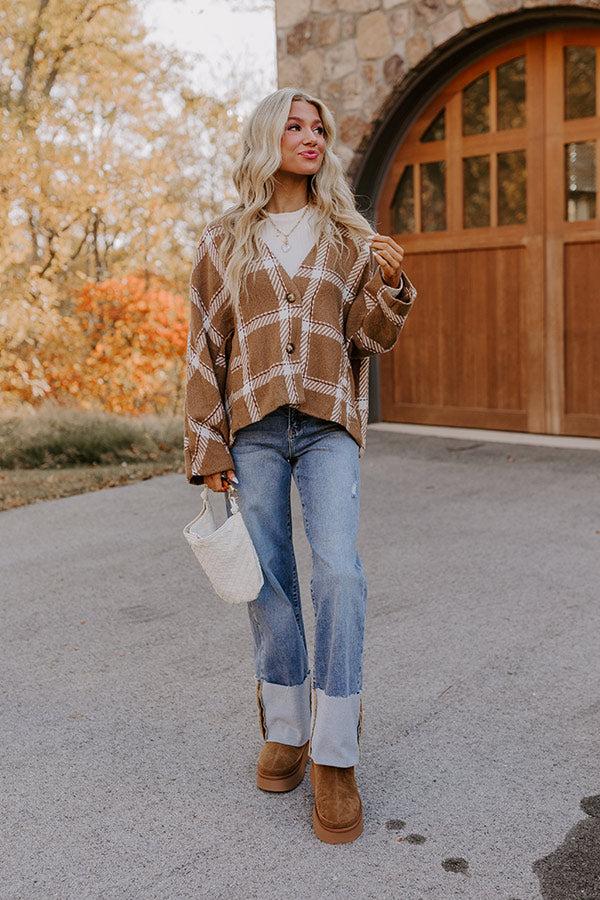 Impressions Falling For Fashion Plaid Jacket