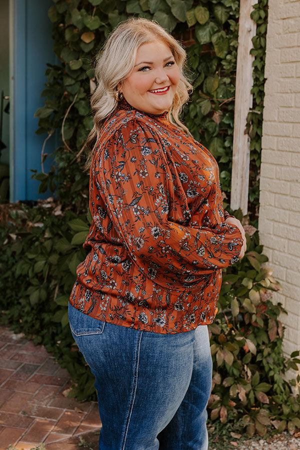 Impressions Fan Of Floral Shift Top Curves