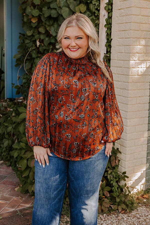 Impressions Fan Of Floral Shift Top Curves