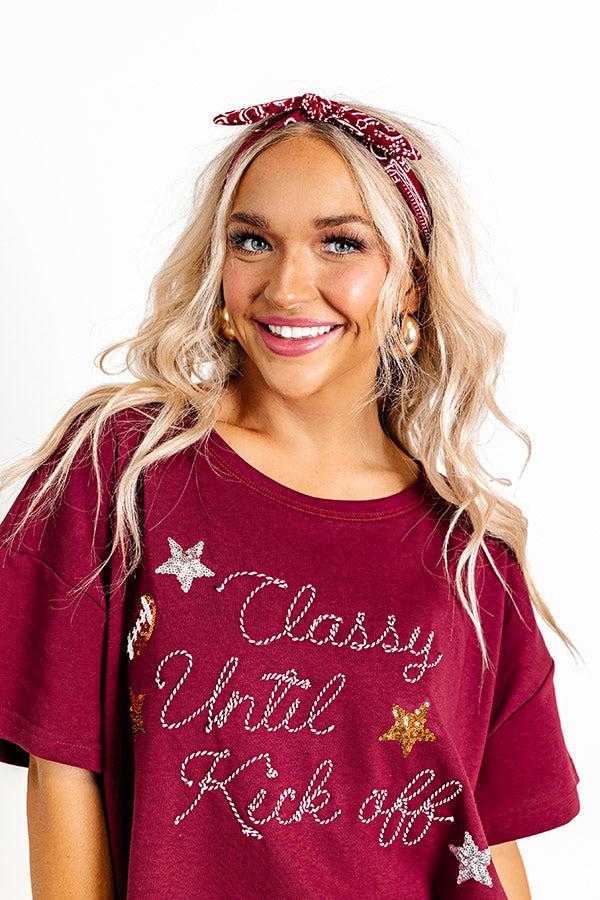 Impressions Fan Zone Paisley Headband In Maroon