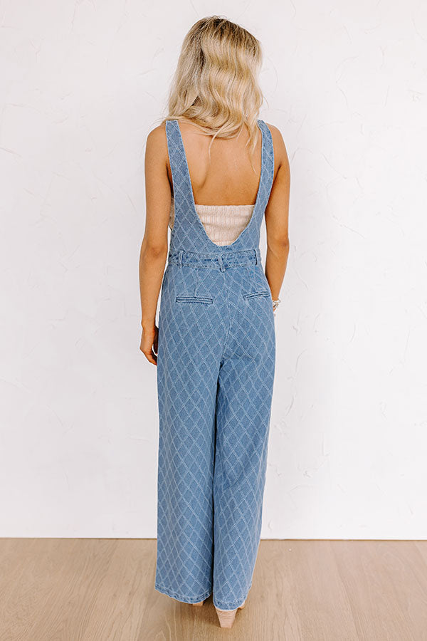 Impressions Farmers Market Stroll Denim Jumpsuit