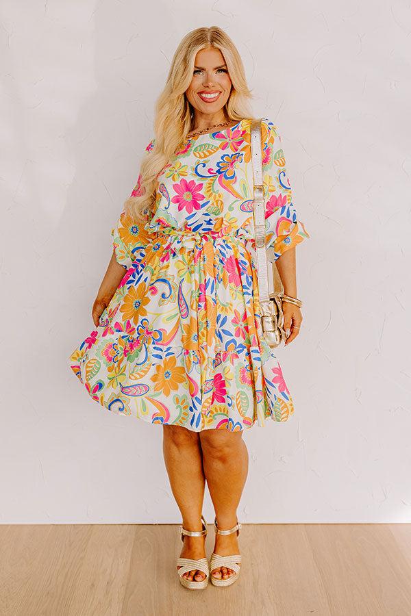 Impressions Favorite Adventure Floral Dress Curves