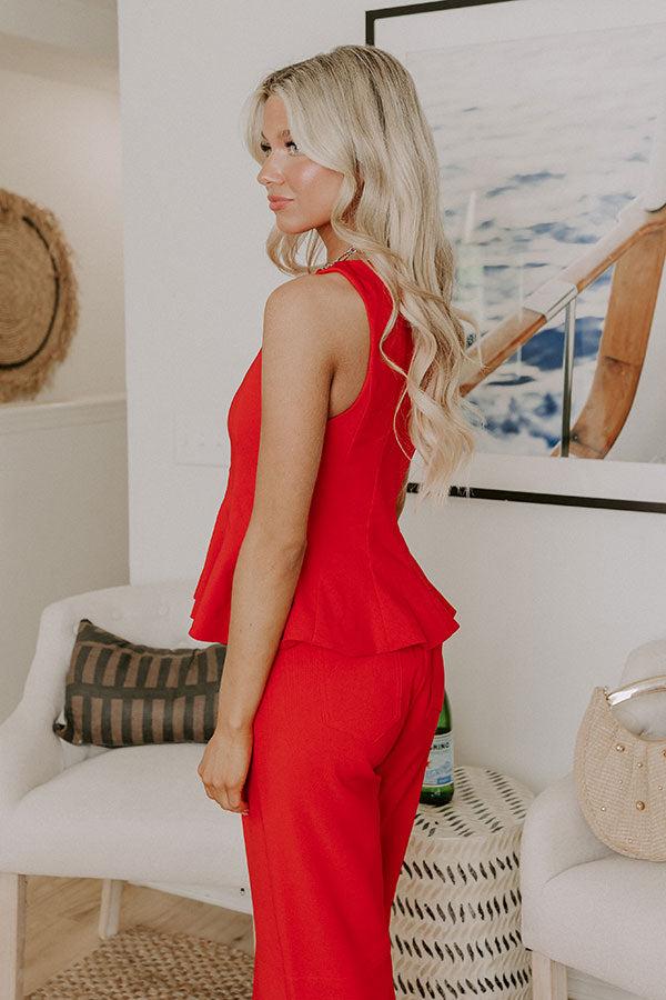 Impressions Favorite View Peplum Top