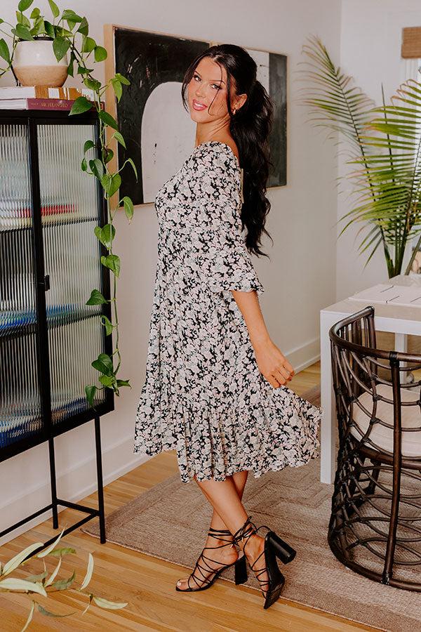 Impressions Feel The Beat Floral Midi