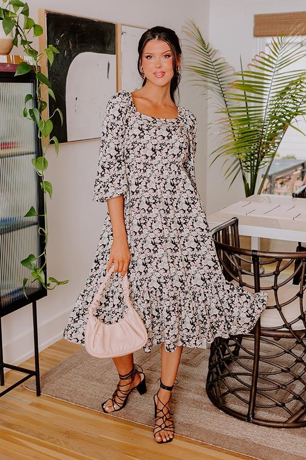 Impressions Feel The Beat Floral Midi