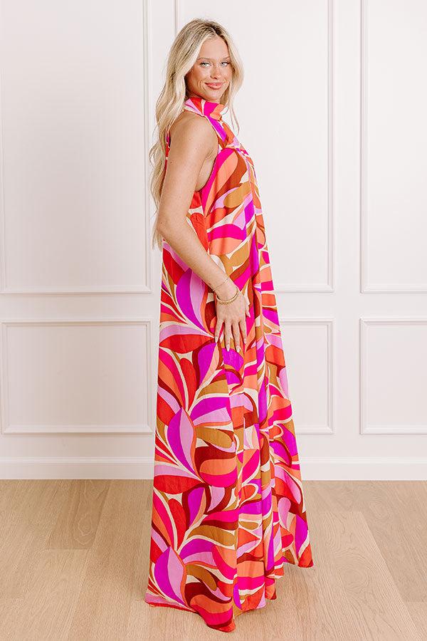 Impressions Feel The Groove Maxi Dress In Violet