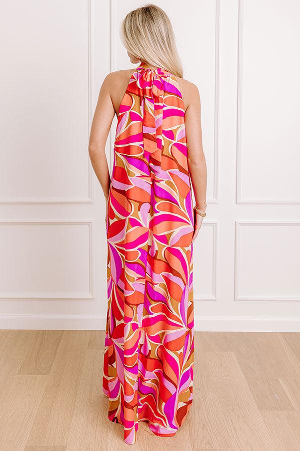 Impressions Feel The Groove Maxi Dress In Violet