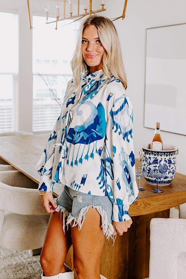 Impressions Feeling Affectionate Front Tie Top