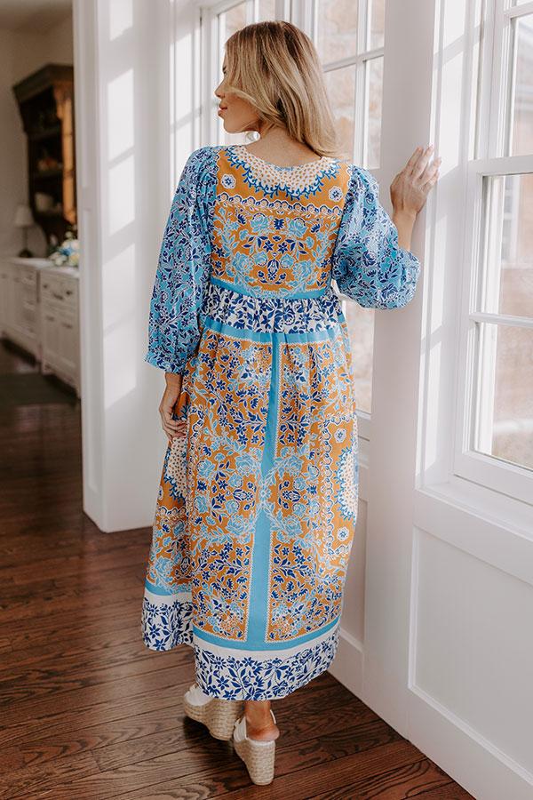 Impressions Feeling Boho Floral Midi Dress