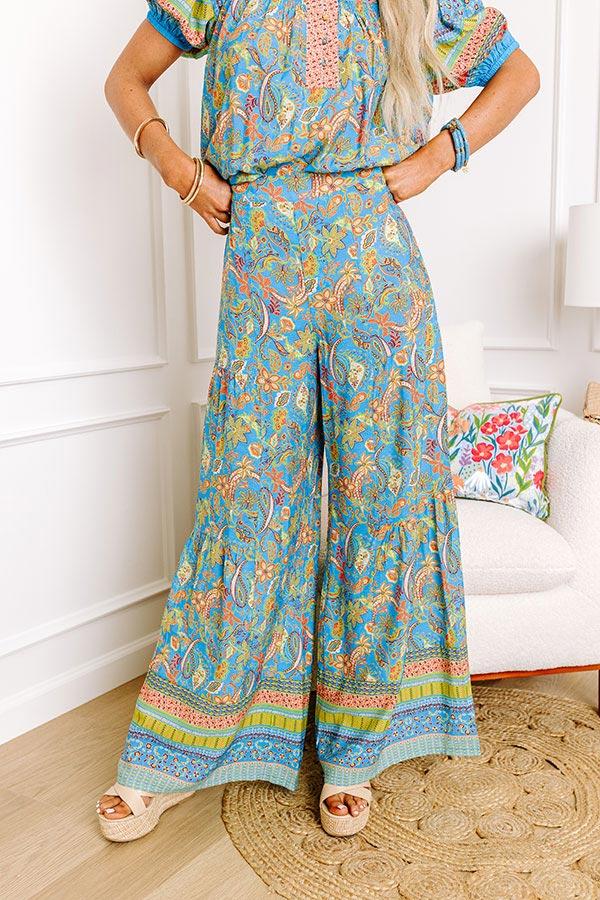 Impressions Feeling Boho High Waist Floral Pants