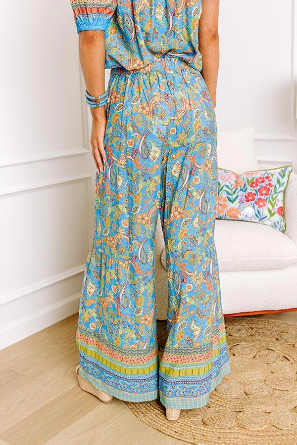 Impressions Feeling Boho High Waist Floral Pants