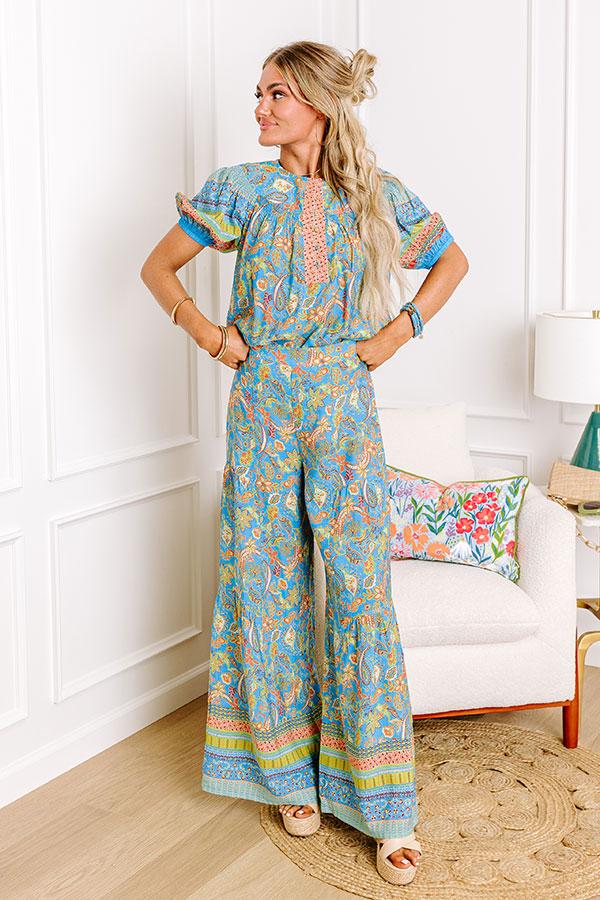 Impressions Feeling Boho High Waist Floral Pants