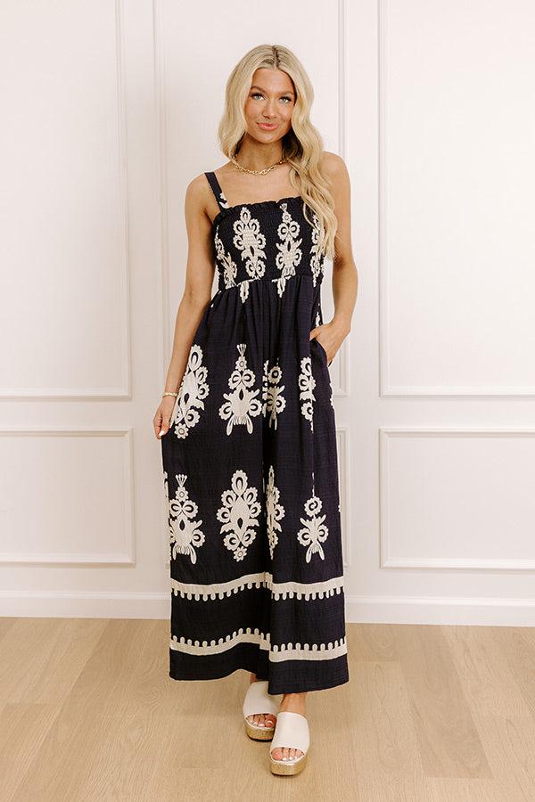Impressions Feeling Boho Wide Leg Jumpsuit