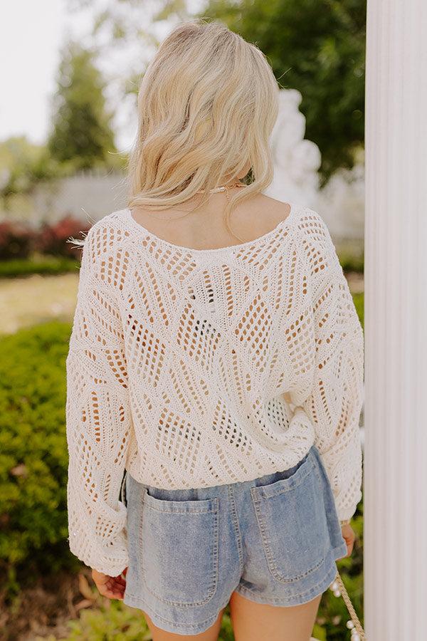Impressions Feeling Breezy Knit Top