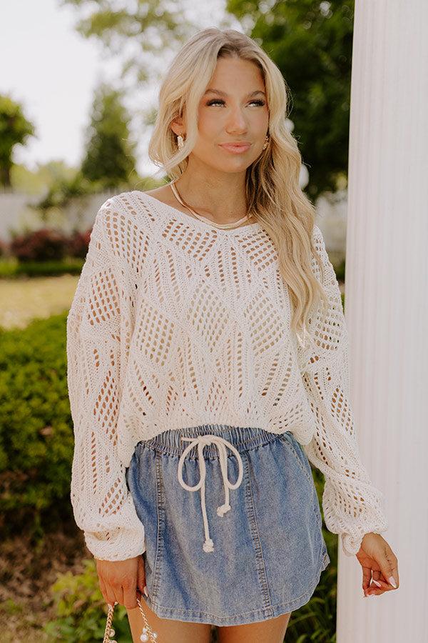 Impressions Feeling Breezy Knit Top