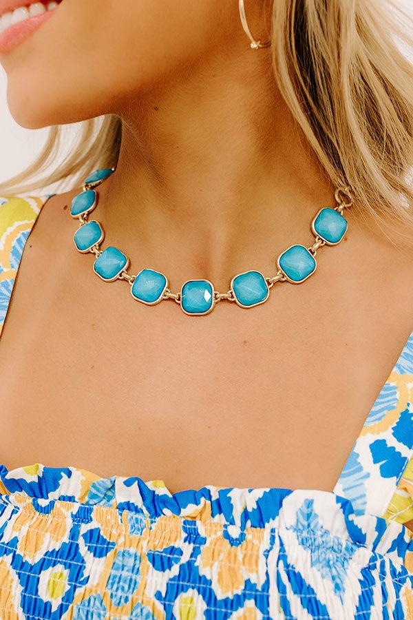 Impressions Feeling Dreamy Necklace In Ocean Blue