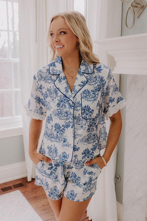 Impressions Feeling Dreamy Satin Pajama Top