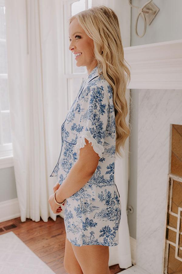 Impressions Feeling Dreamy Satin Pajama Top