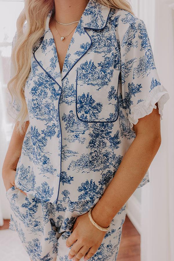 Impressions Feeling Dreamy Satin Pajama Top