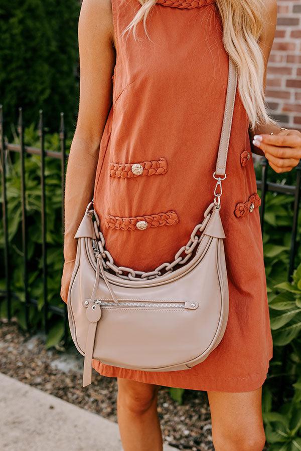 Impressions Feeling Fab Faux Leather Tote In Taupe