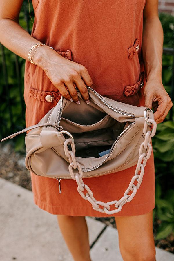 Impressions Feeling Fab Faux Leather Tote In Taupe