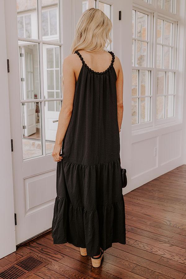 Impressions Feeling Giddy Maxi Dress In Black
