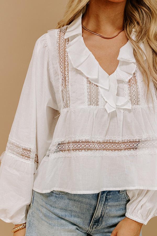 Impressions Feeling Lighthearted Lace Top