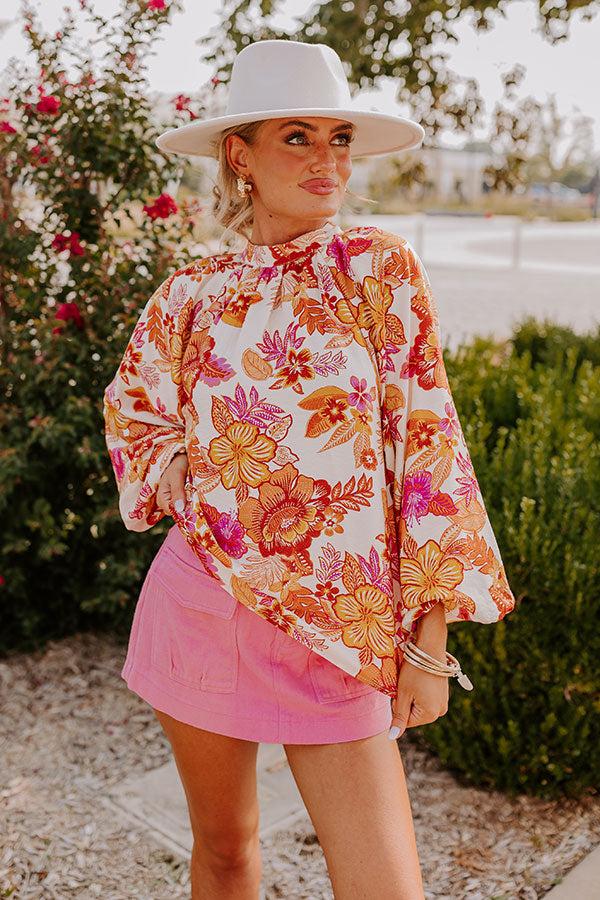 Impressions Feeling Posh Floral Top