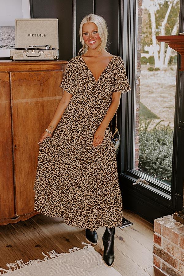 Impressions Fiercely In Love Leopard Maxi Dress