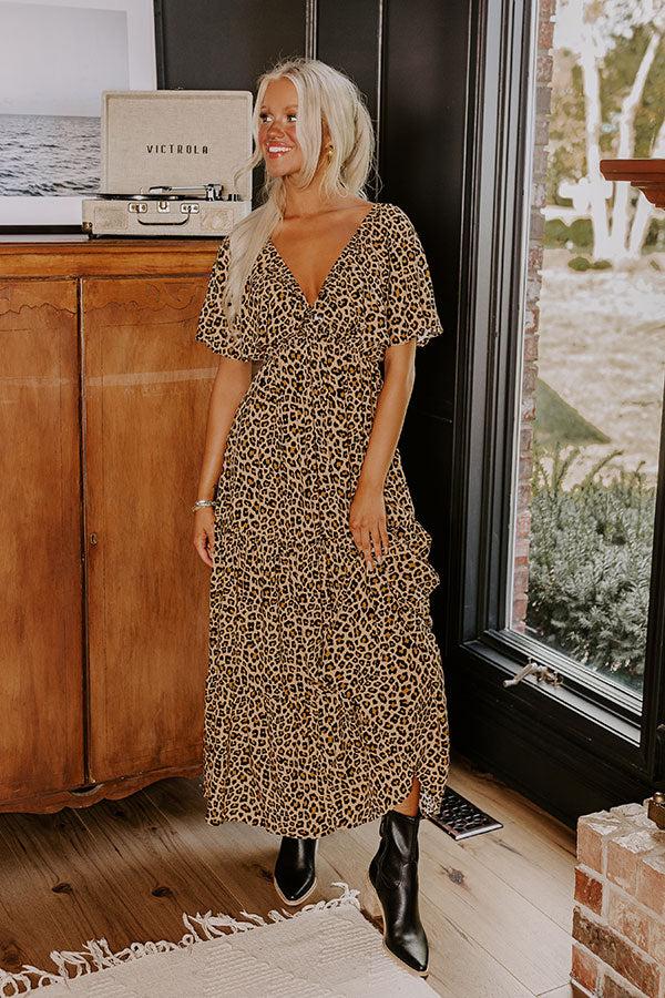 Impressions Fiercely In Love Leopard Maxi Dress