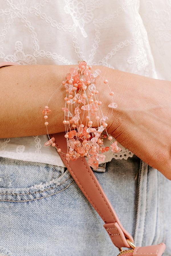 Impressions Final Touch Layered Bracelet In Blush