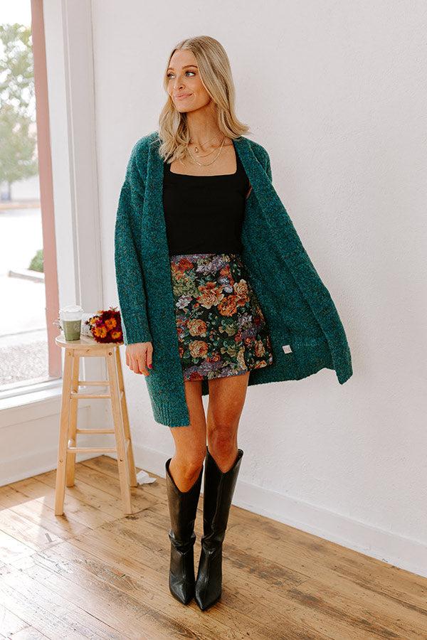 Impressions Fireplace Cozy Knit Cardigan