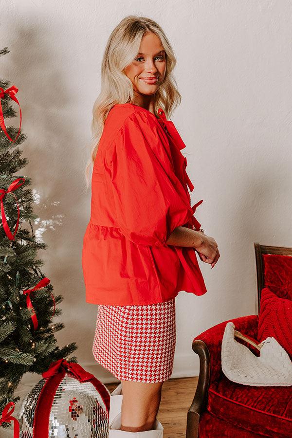 Impressions Flirty Feels Front Tie Top