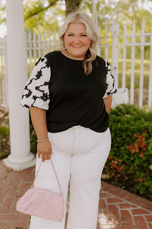 Impressions Flora Drama Ribbed Top Curves