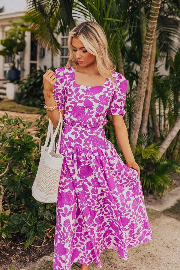 Impressions Floral Oasis Maxi Skirt