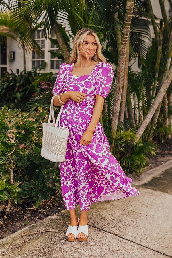 Impressions Floral Oasis Peplum Top