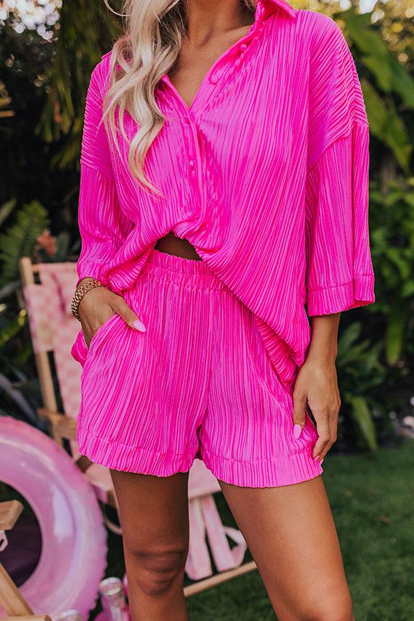 Impressions Florida Keys Cutie Pleated Shorts