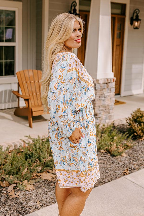 Impressions Flower Field Lane Dress Curves