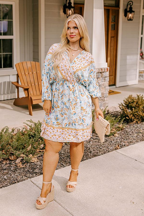 Impressions Flower Field Lane Dress Curves